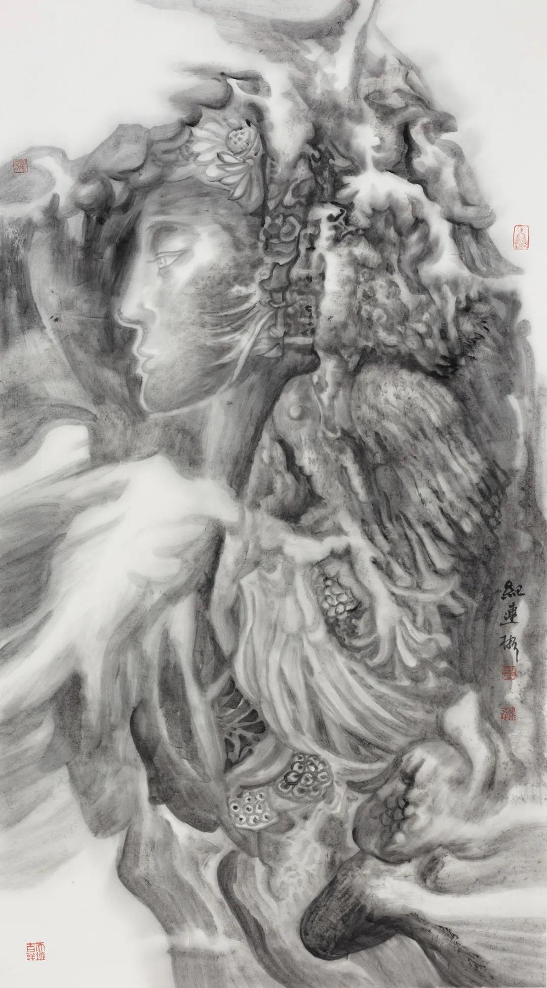 展讯 | 大道不孤——中国国家画院中青年艺术家邀请展：凝雲造夢 · 纪连彬水墨艺术展-图片5