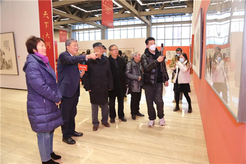 2406797f7be24066ab4c50395cb7fa69 庆祝中国国家画院成立四十周年 | 天下大同——中国国家画院研究员国风堂雅集美术作品展开幕式在京举办-图片8