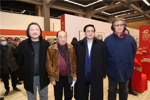 3180e056aa5942c18414b502eb5ef584 庆祝中国国家画院成立四十周年 | 天下大同——中国国家画院研究员国风堂雅集美术作品展开幕式在京举办-图片7