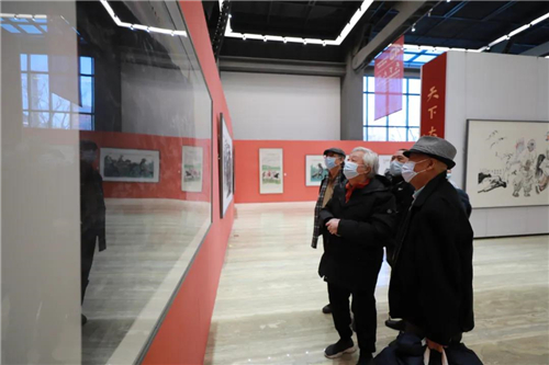 8a60f80bb5a9478d859f5b776a32cf66 庆祝中国国家画院成立四十周年 | 天下大同——中国国家画院研究员国风堂雅集美术作品展开幕式在京举办-图片10