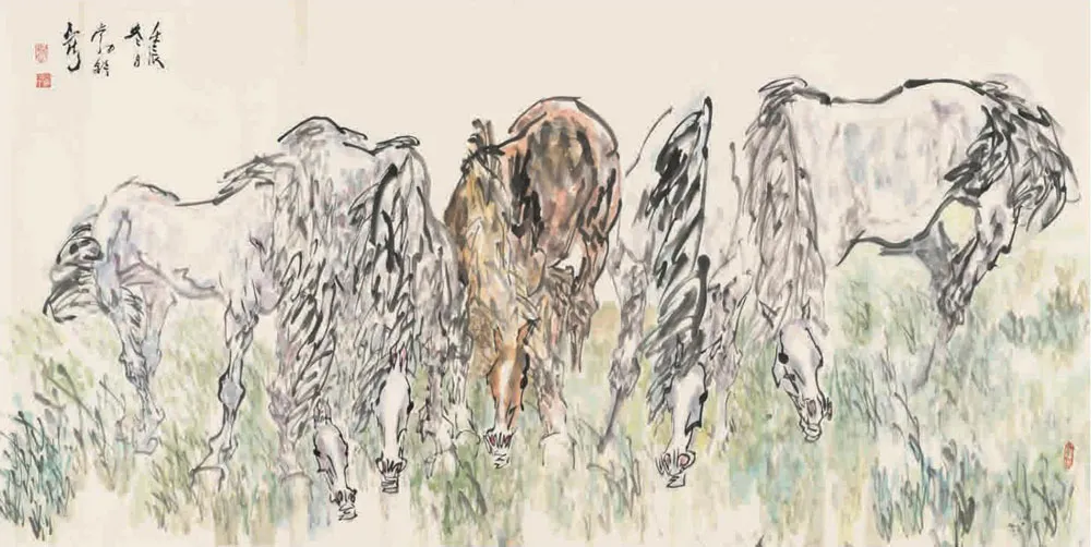 3df088f9bbc74df0832aabf3cb6b7db5 第七届全国画院美术作品展览|中国画、油画、版画、雕塑“特邀作品”选登-图片2