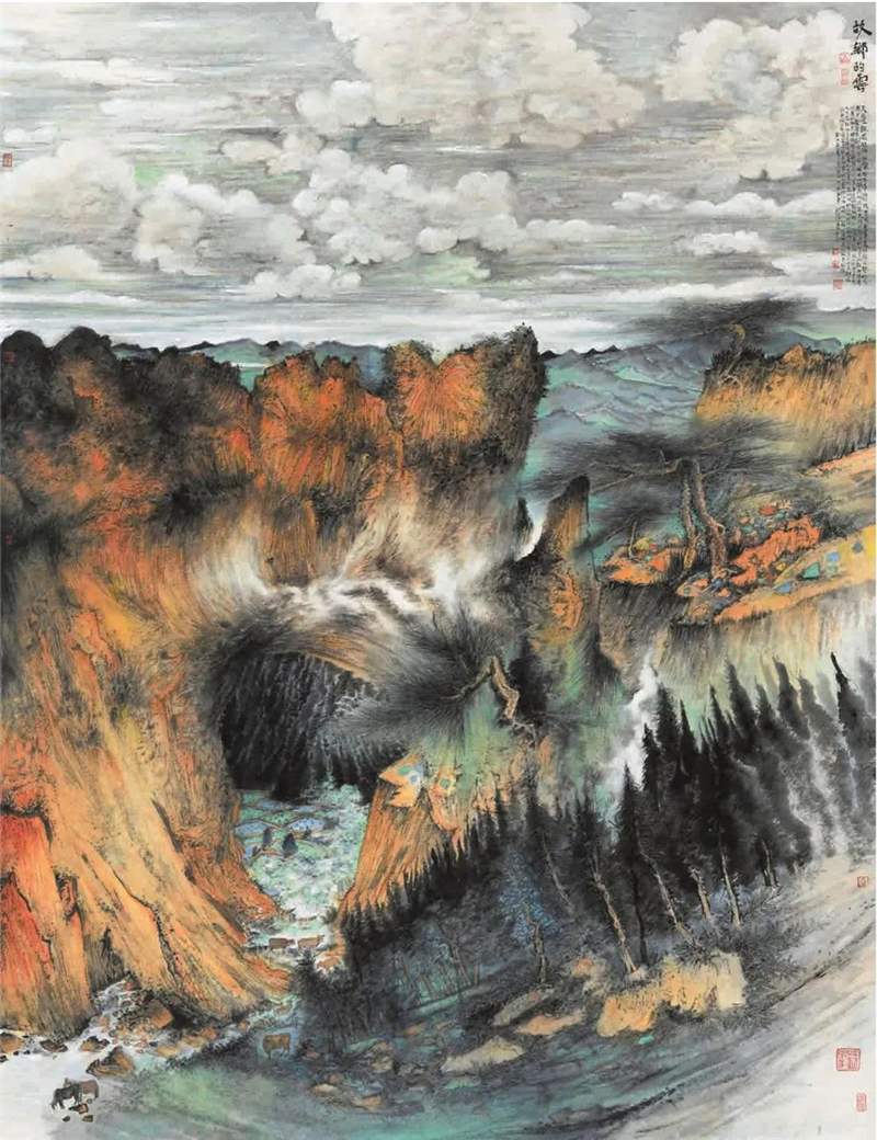 第七届全国画院美术作品展览｜中国画-晋京作品选登-图片54