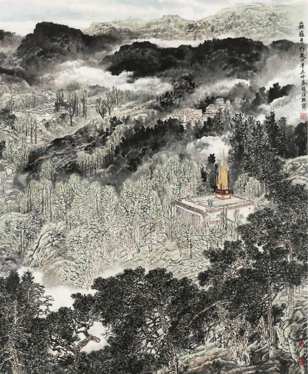 5fb5fbc27eff449281a1f68e61f1c61e 第七届全国画院美术作品展览|中国画、油画、版画、雕塑“特邀作品”选登-图片17