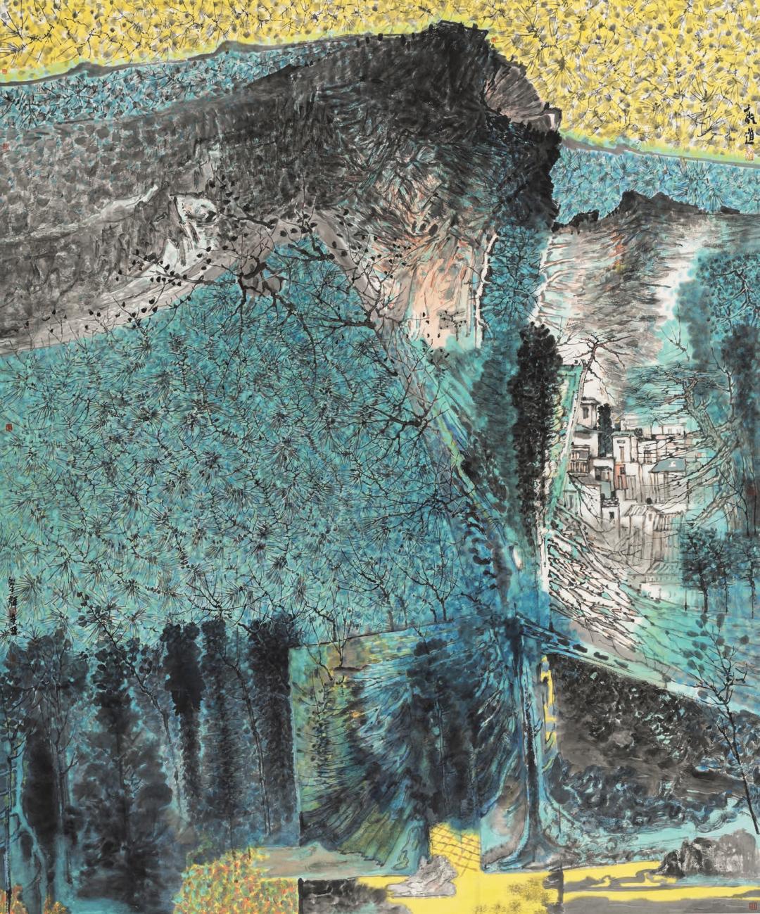 9143f2e7307848aaba537d40e720c3e5 第七届全国画院美术作品展览|中国画-入选作品选登(二)-图片21