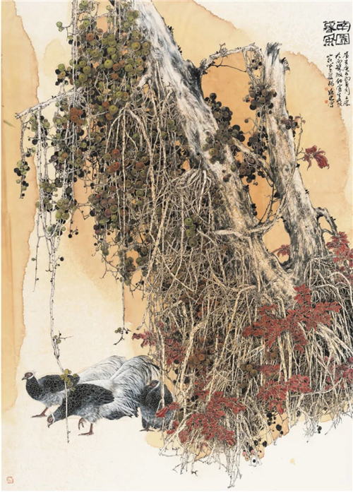 e23c599f6ffa4bfcbdf7e964a2938c58 第七届全国画院美术作品展览|中国画-入选作品选登(四)-图片11