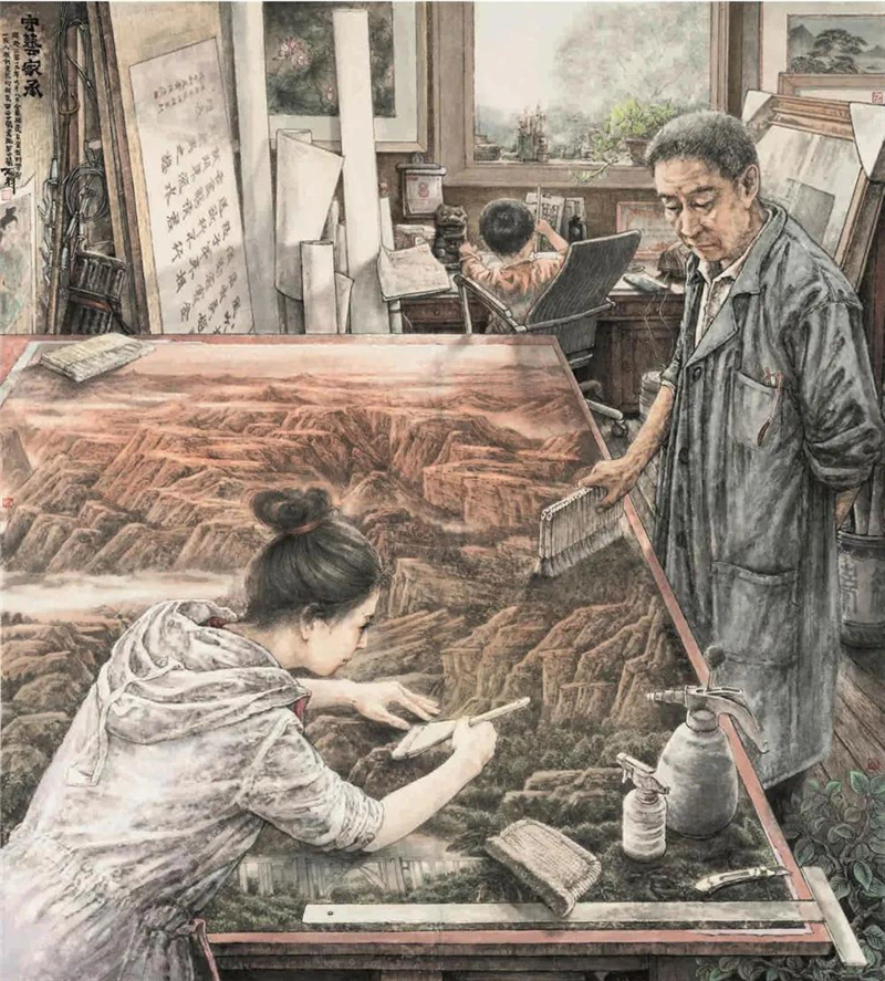 第七届全国画院美术作品展览｜中国画-晋京作品选登-图片7