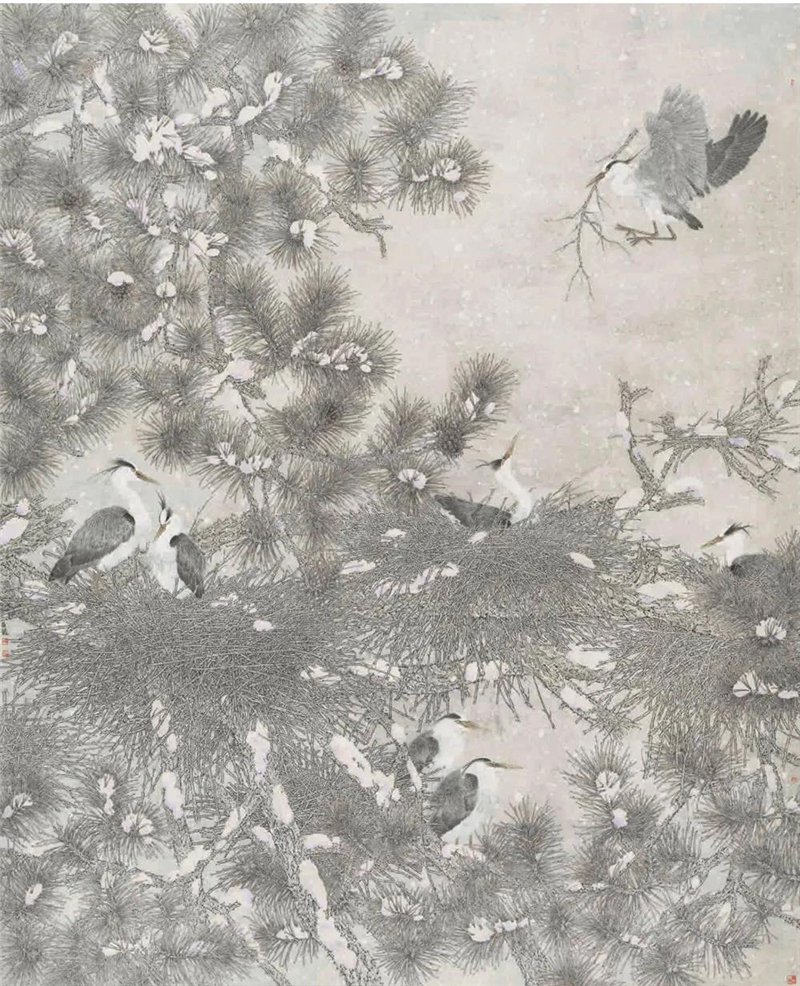 第七届全国画院美术作品展览｜中国画-晋京作品选登-图片59