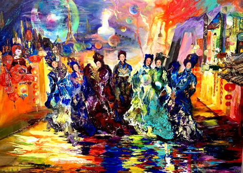 画家黄彬彬受邀参展法国大皇宫艺术财富沙龙展